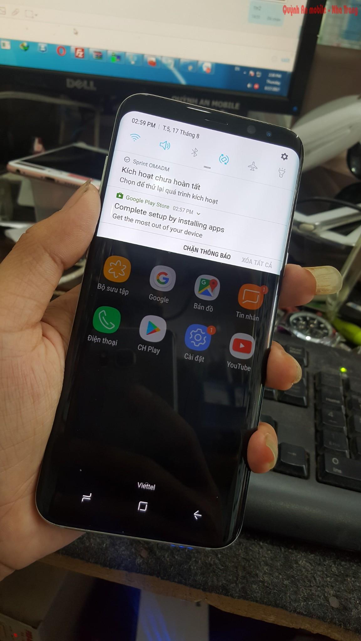 Mở mạng Samsung Galaxy S8 SM-G955U tại Nha Trang 5