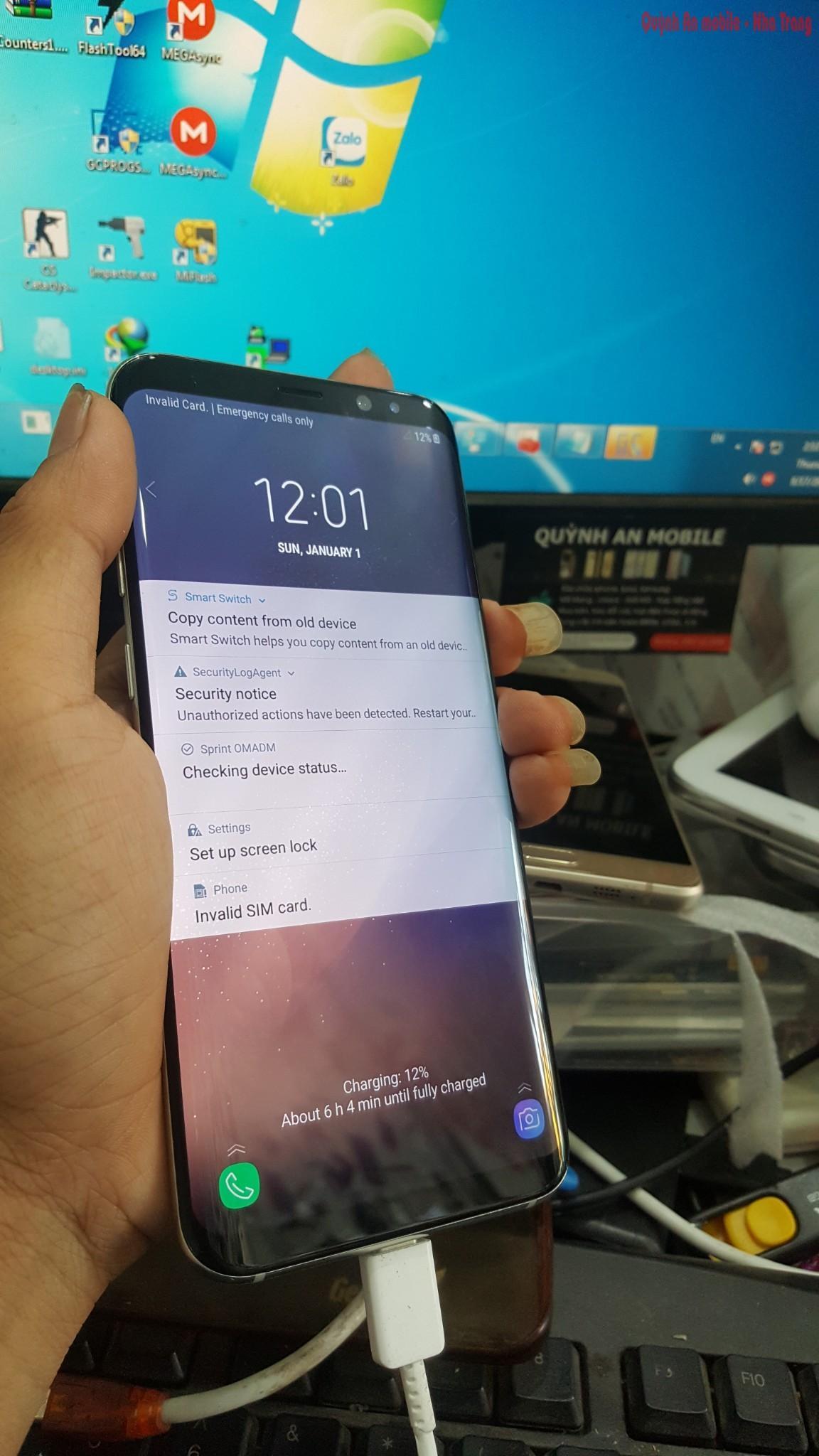 Mở mạng Samsung Galaxy S8 SM-G955U tại Nha Trang 1