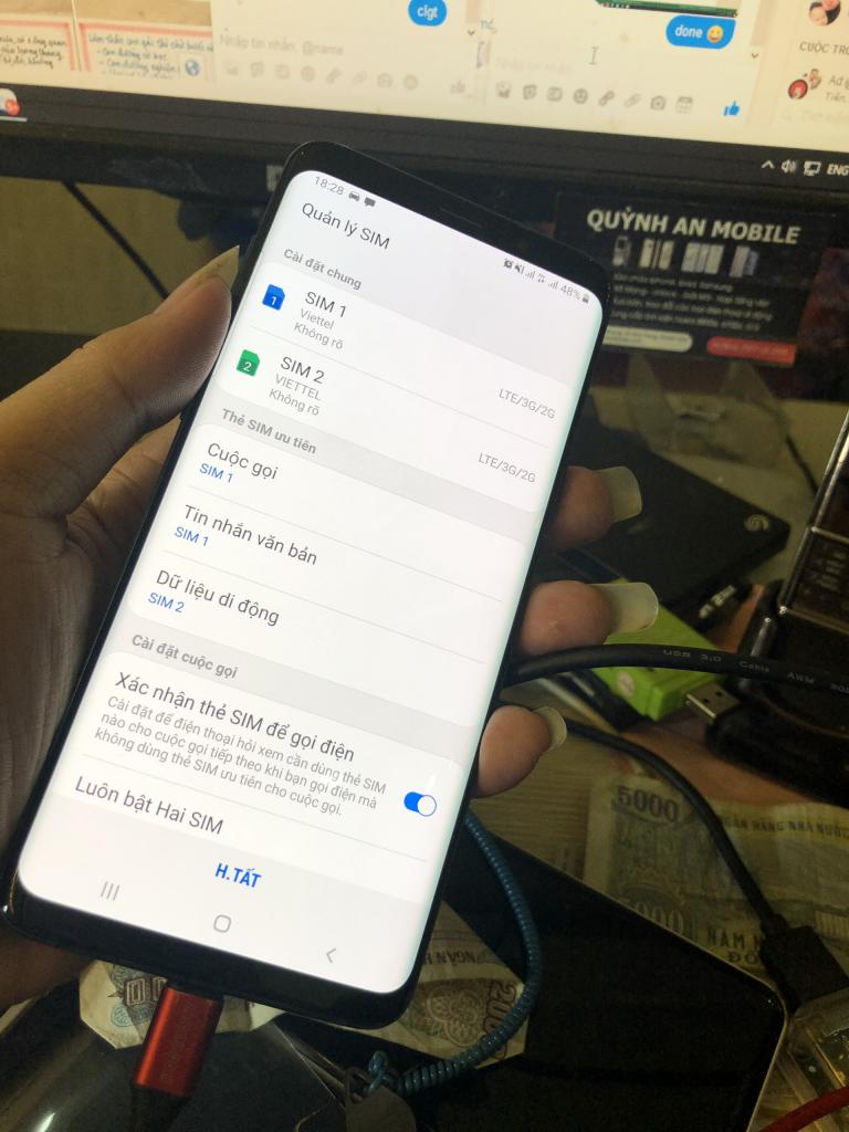Mở mạng samsung galaxy s9 plus Sm-G965F tại Nha Trang 4