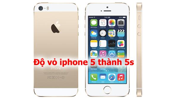 Thay vỏ iphone 5 thành 5s tại Nha Trang