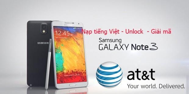 Unlock +Nạp tiếng việt note 3 xách tay tại Nha Trang.