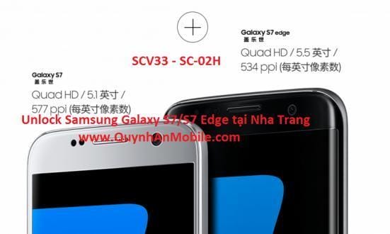 Unlock s7 Edge Samsung galaxy S7 xách tay nhật tại nha Trang 1