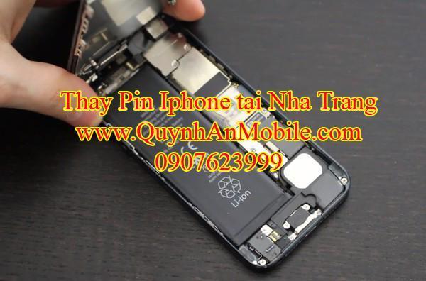 Thay pin iphone tại Nha Trang bảo hành 2 tháng, thay chờ lấy ngay